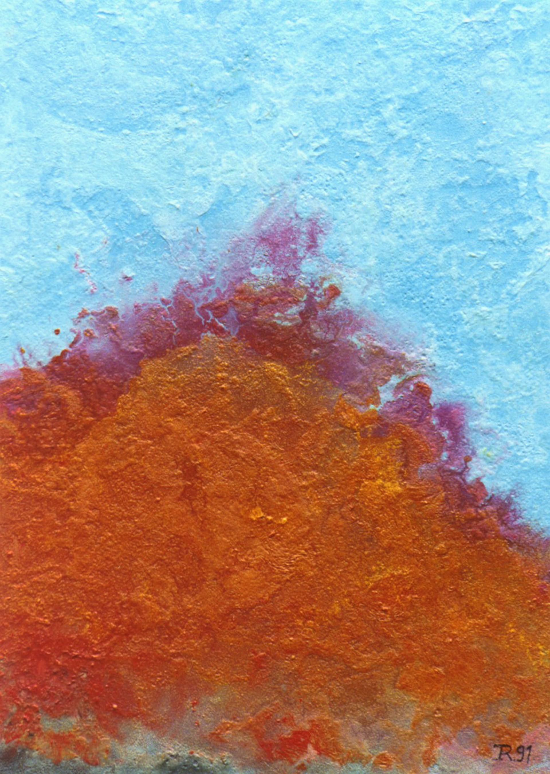 9  Ohne Titel, 1991, Acryl auf Leinwand, 70cm x 50cm, verkauft